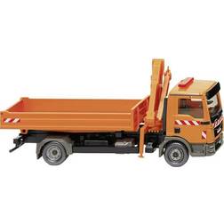 Wiking Flatbed Truck with Loading Crane 067505