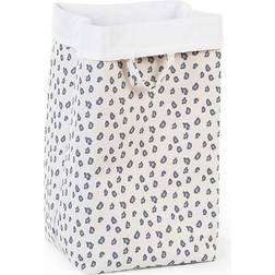 Childhome Canvas Storage Basket Leopard 32x32x60cm