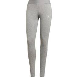 Adidas Women 3 Stripes Leggings - Gray/White