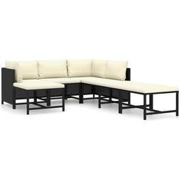 vidaXL 3059790 Loungesett, Bord inkl. 4 Soffor