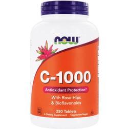 Now Foods C 1000 with Rose Hips & Bioflavonoids 250 Stk.