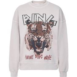 Anine Bing Tiger Sweatshirt - Stone