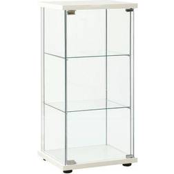 vidaXL 322797 Glass Cabinet 16.7x33.9"