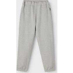 Name It Straight Leg Sweat Pant - Grey Melange