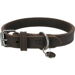 Trixie Greased Leather Collar Rustic L