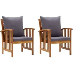 vidaXL 310258 2-pack Garden Dining Chair