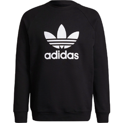 Adidas Adicolor Classics Trefoil Crewneck Sweatshirt - Black/White