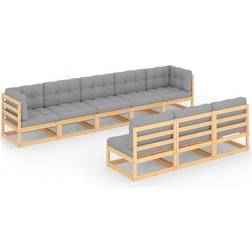 vidaXL 3077144 Lounge-Set, Bord inkl. 8 Soffor