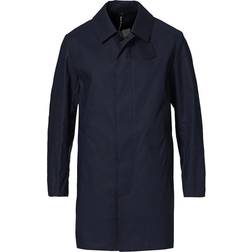 Mackintosh Cambridge Raintech Cotton Short Coat - Navy