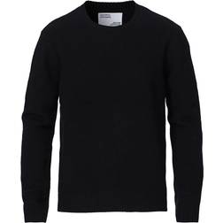 Colorful Standard Classic Merino Wool Crew Neck Sweater Unisex - Deep Black