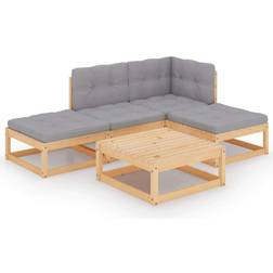 vidaXL 3076529 Loungesett, Bord inkl. 2 Soffor