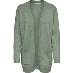 Only Lesly Open Knitted Cardigan - Green/Basil