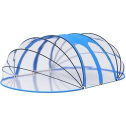 vidaXL Pool Dome Oval 620x410cm