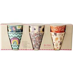 Rice Small Melamine Cup Follow the Call of the Disco Ball Print 6pcs