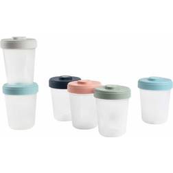 Beaba Baby Food Clip Containers Large Set of 6