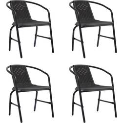 vidaXL 312495 4-pack Garden Dining Chair