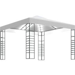 vidaXL Pavilion with LED Light Chains 3x3 m