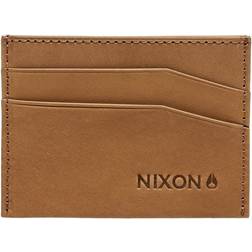 Nixon Flaco Leather Card Wallet - Tan