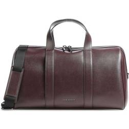 Ted Baker Fidick Saffiano Leather Holdall - Oxblood