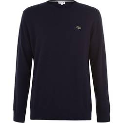 Lacoste Crew Knit Sweater - Navy