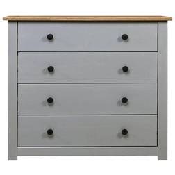 vidaXL 282659 Gray and Wood Sideboard 80x73cm