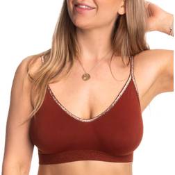 Missya Lucia Glitter Bra Top - Burnt Orange