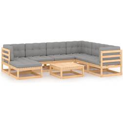 vidaXL 3076759 Outdoor Lounge Set, 1 Table incl. 6 Sofas