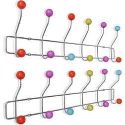 vidaXL 12 Kleiderhaken 13.2cm 2Stk.