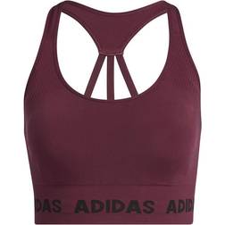 Adidas Training Aeroknit Sports Bra - Victory Crimson