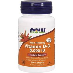 Now Foods Vitamin D 3 5000iu 240 Stk.