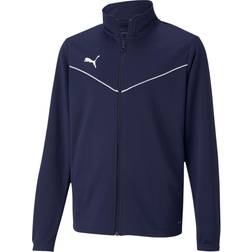 Puma Kid's Teamrise Poly Training Jacket - Peacoat/Puma White