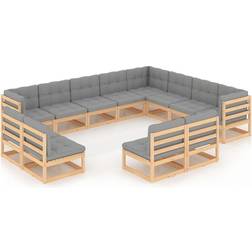 vidaXL 3076944 Lounge-Set, Bord inkl. 12 Soffor