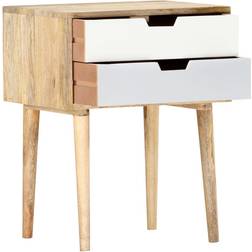 vidaXL 286481 Bedside Table 13.8x18.5"