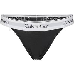 Calvin Klein Modern High Leg Thong - Black