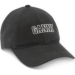 Ganni Software Heavy Cotton Cap - Phantom