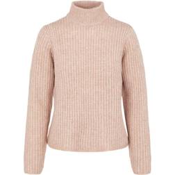 Pieces Cilla Knitted Pullover - Misty Rose