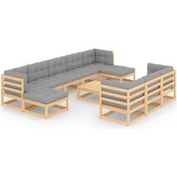 vidaXL 3077169 Lounge-Set, 1 Bord inkl. 8 Soffor