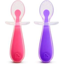 Munchkin Gentle Scoop Silicone Training Spoons 2-pack