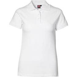 ID Ladies Stretch Polo Shirt - White