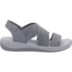 Hush Puppies Sophia Elastic Cross Strap - Grey