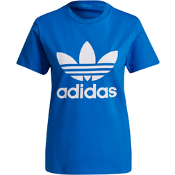 Adidas Women's Adicolor Classics Trefoil T-shirt - Blue Bird