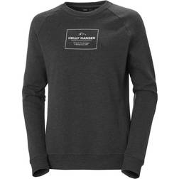 Helly Hansen W F2F Organic Cotton Sweater - Ebony Melan