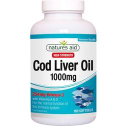Natures Aid Cod Liver Oil 1000mg 180 Stk.