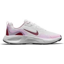 Nike Wearallday GS - White/Dark Beetroot/Pink Foam