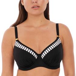 Fantasie San Remo Full Cup Bikini Top - Black/White