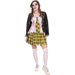 Bristol Novelty Adult School Girl Zombie Costume