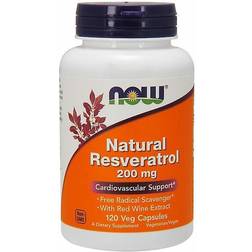 Now Foods Natural Resveratrol 200mg 120