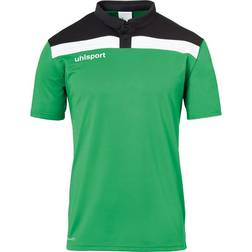 Uhlsport Offense 23 Polo Shirt - Green/Black/White