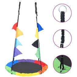 vidaXL Rainbow Swing with Flag 100cm