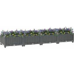 vidaXL Raised Cultivation Box 15.748x62.992x9.055"